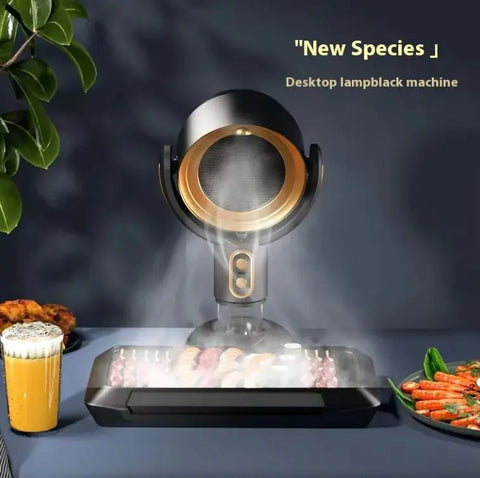 New Portable Desktop Range Hood Anion Smoke Removal Deodorant Sterilization Air Purification