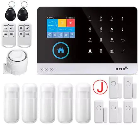 Wireless Home Security Alarm with WiFi & GSM