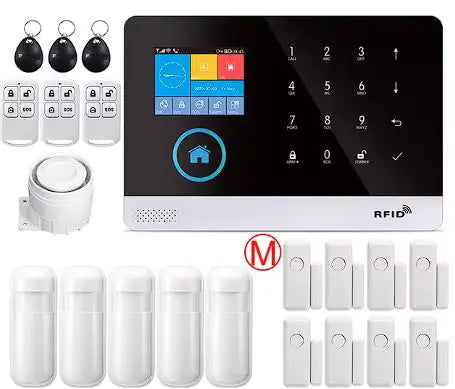 Wireless Home Security Alarm with WiFi & GSM