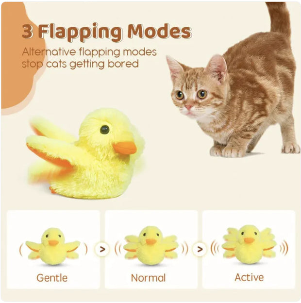 Automatic Electric Duck Cat Toy