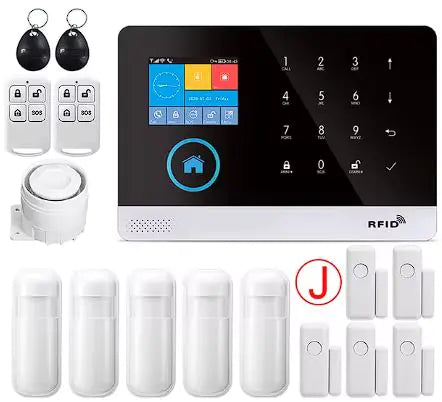 Wireless Home Security Alarm with WiFi & GSM