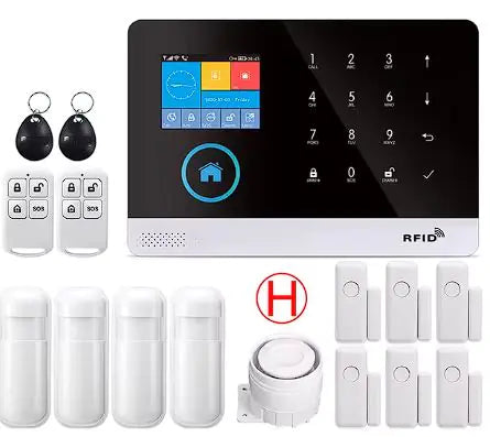 Wireless Home Security Alarm with WiFi & GSM