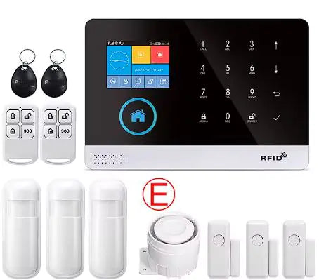 Wireless Home Security Alarm with WiFi & GSM