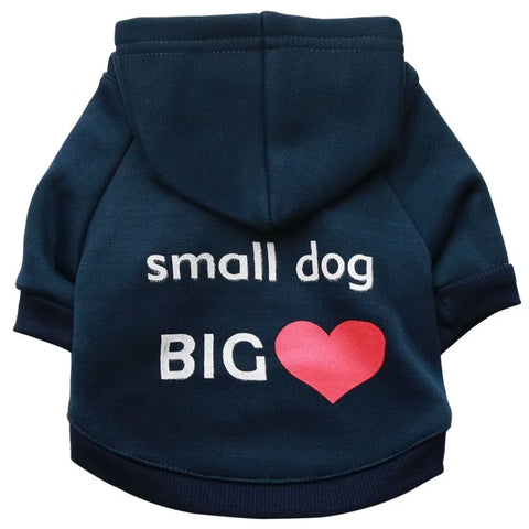 Security Dog Clothes Small Dog Hoodie Coat